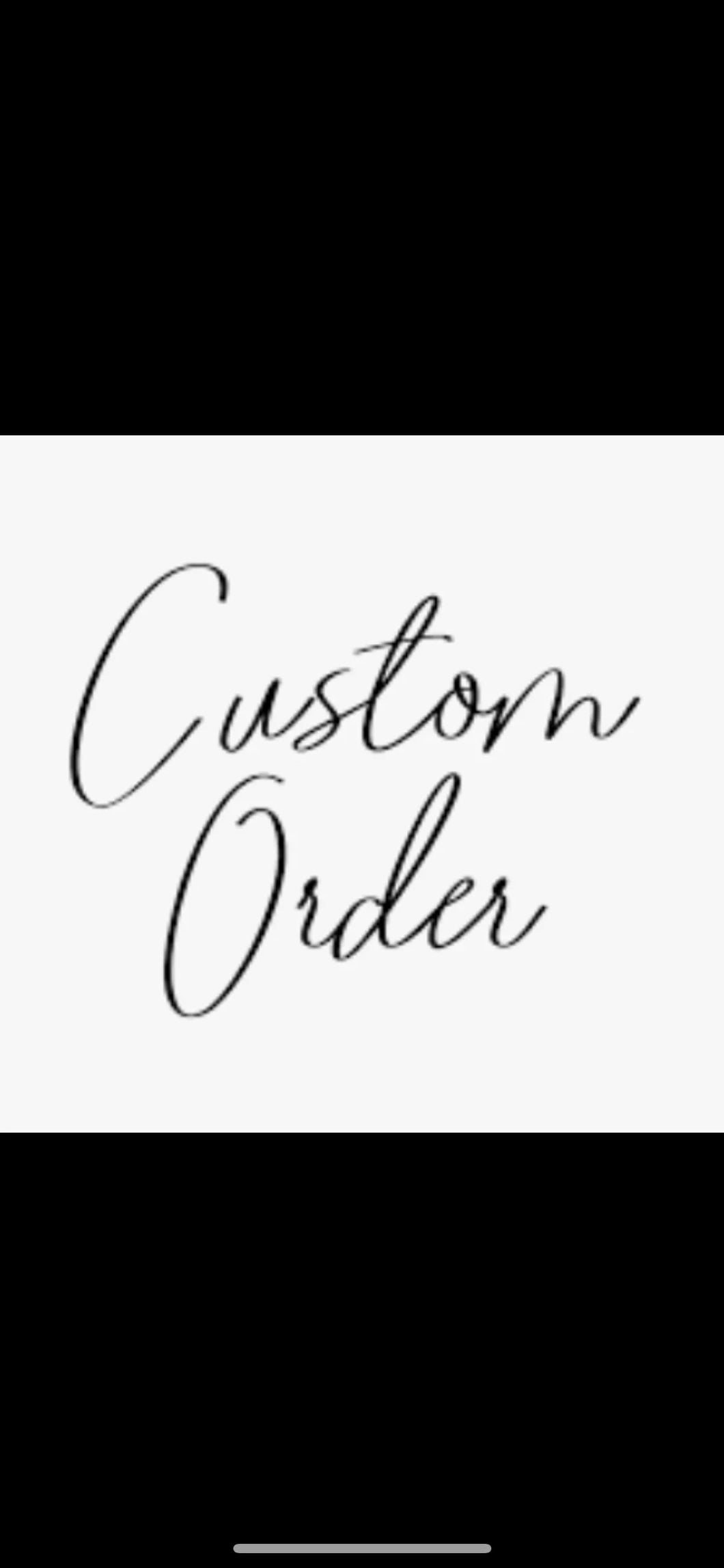 Custom order Warren