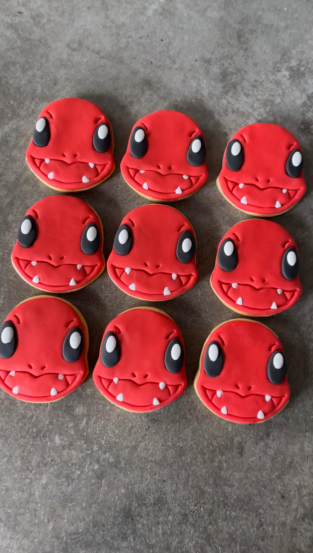 Pokémon Charmander cookies qty 12