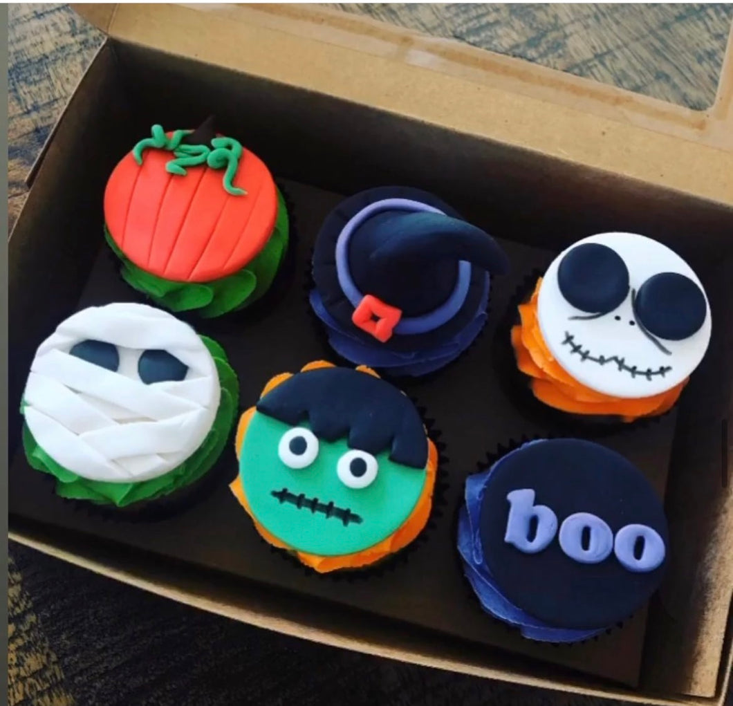 Halloween cupcakes 6 pack